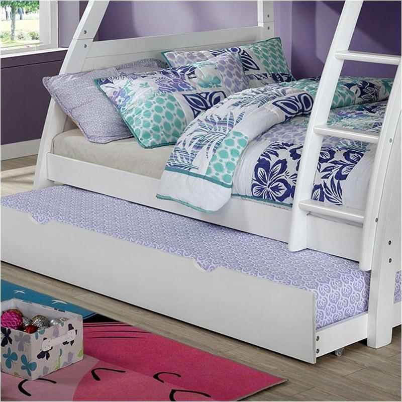 Cm-bk963wh-bed-tr Furniture Of America Hoople Bedroom Furniture Bed