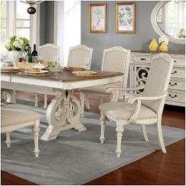 Cm3150wh-t Furniture Of America Arcadia Dining Room Furniture Dining Table