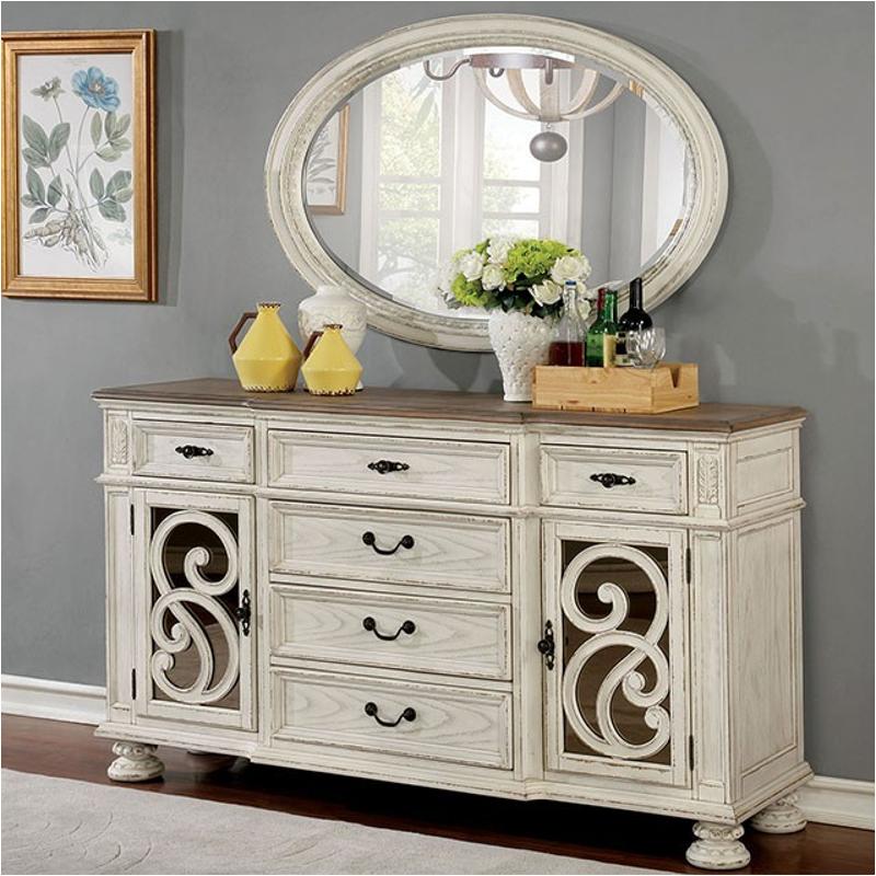 Cm3150wh-sv Furniture Of America Arcadia Dining Room Furniture Server