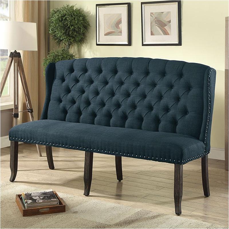 Cm3324bk-bl-bnl Furniture Of America Sania Living Room Furniture Benche