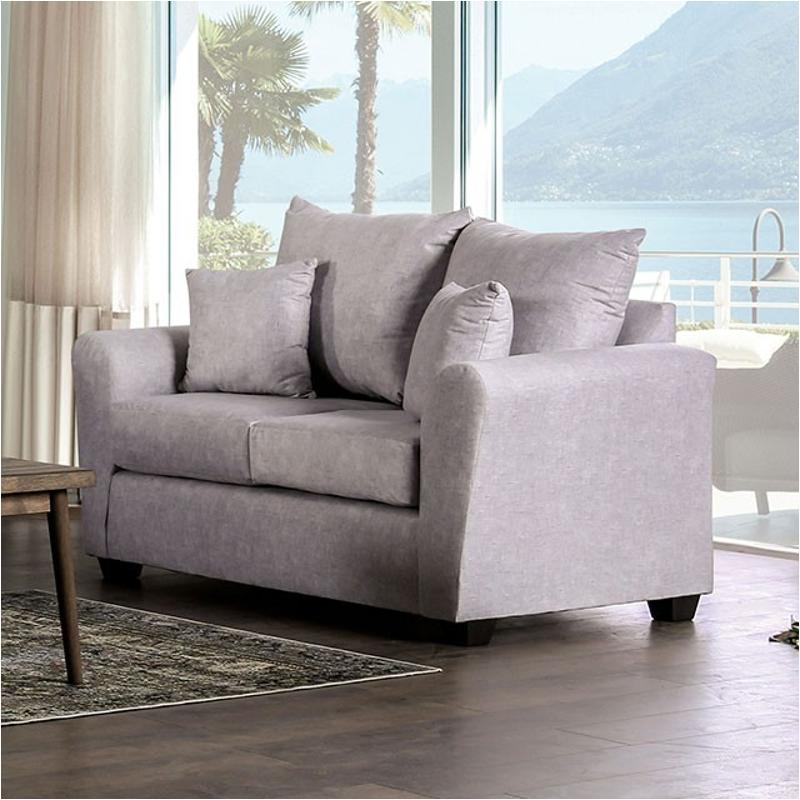 Sm7755-lv Furniture Of America Living Room Furniture Loveseat