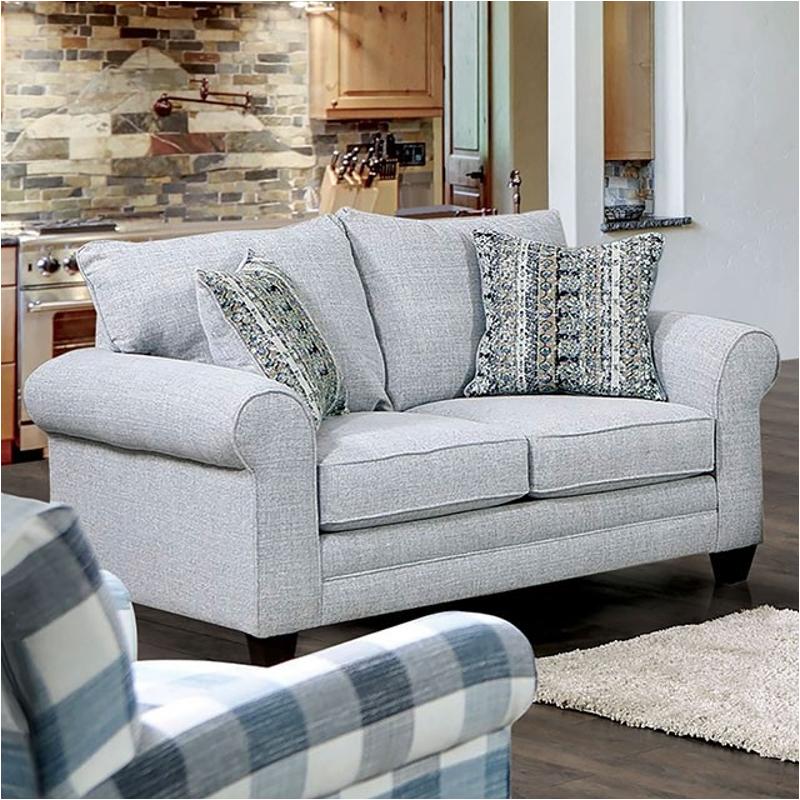 Sm5406-lv Furniture Of America Living Room Furniture Loveseat