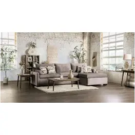 Sm7775 Furniture Of America Cramlington Living Room Furniture Sectional