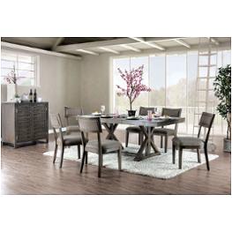 Cm3387t Furniture Of America Leeds Dining Room Furniture Dining Table