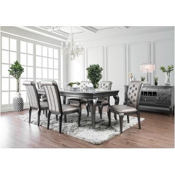 Cm3219gy-t Furniture Of America Amina Dining Room Furniture Dining Table
