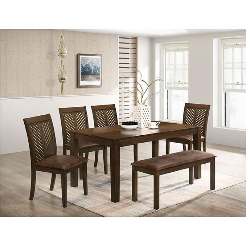 Cm3490t Furniture Of America Garnett Dining Room Furniture Dining Table