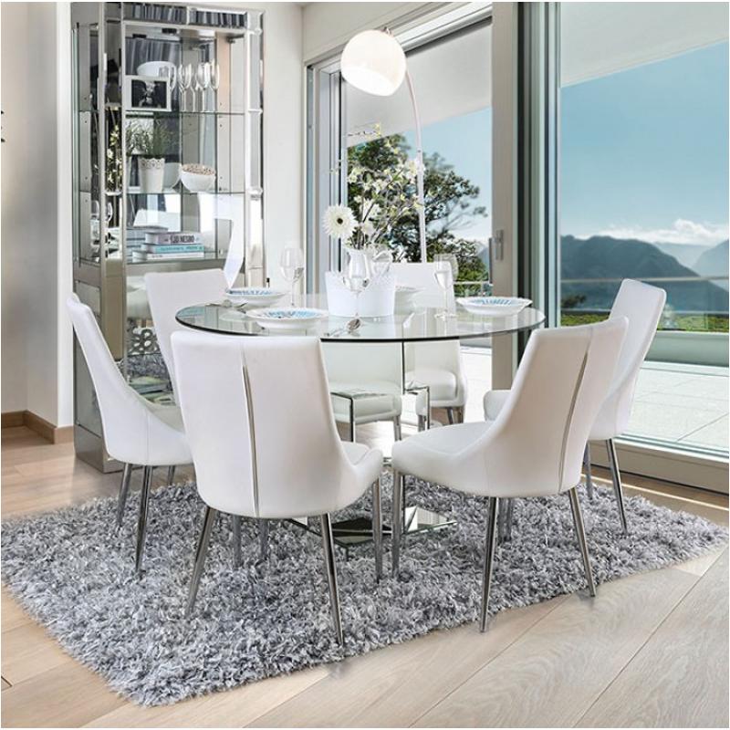 Cm3384rt Furniture Of America Izzy Dining Room Furniture Dining Table