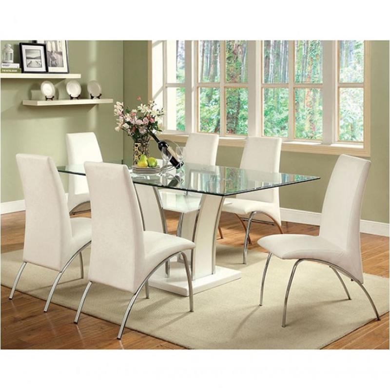 Cm8372wh-t Furniture Of America Glenview Dining Room Furniture Dining Table