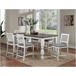 Foa3908pt Furniture Of America Calabria Dining Room Furniture Counter Height Table