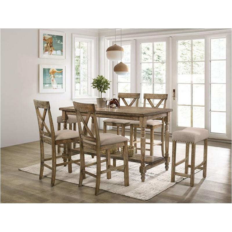 Cm3492pt Furniture Of America Dining Room Furniture Counter Height Table