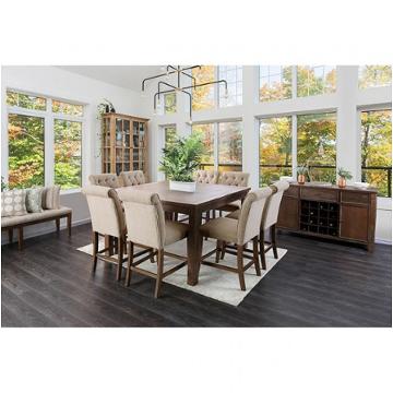 Cm3324a-pt-54 Furniture Of America Sania Dining Room Furniture Counter Height Table