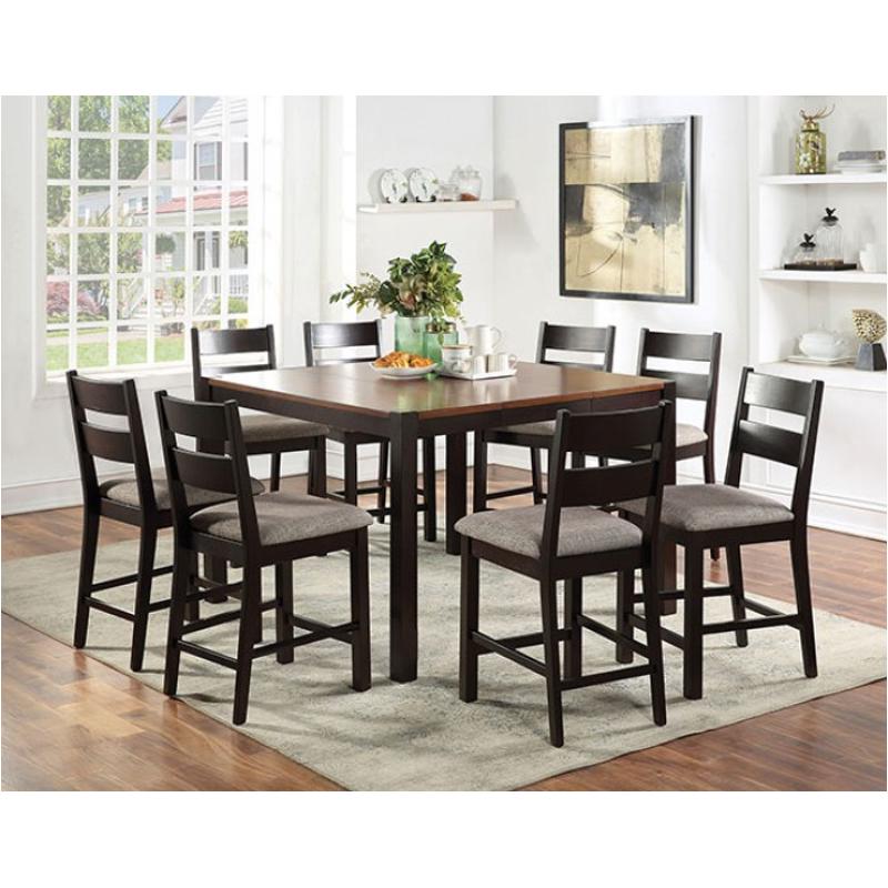 Cm3495pt Furniture Of America Dining Room Furniture Counter Height Table