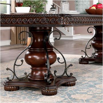 Cm3147t Furniture Of America Picardy Dining Room Furniture Dining Table