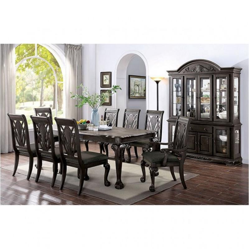 Cm3185dg-t Furniture Of America Petersburg Dining Room Furniture Dining Table