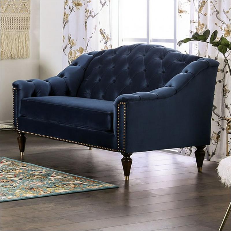 Sm2230-lv Furniture Of America Living Room Furniture Loveseat