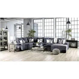 Sm7771 Furniture Of America Shoreditch Living Room Furniture Sectional