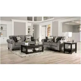 Sm7750-sf Furniture Of America Delgada Living Room Furniture Sofa
