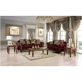 Sm7757-sf Furniture Of America Letizia Living Room Furniture Sofa