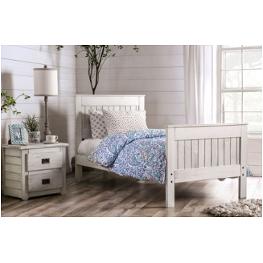 Am7973wh-t Furniture Of America Rockwall Bedroom Furniture Bed