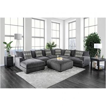 Cm6587-sect Furniture Of America Kaylee Living Room Furniture Sectional