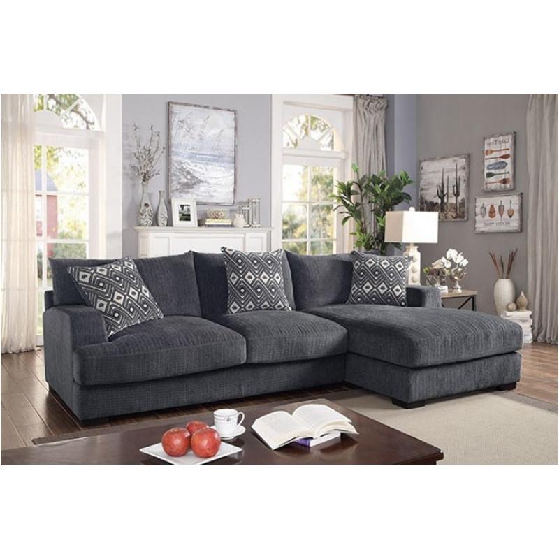 Cm6587-sect-l-r Furniture Of America Kaylee Living Room Furniture Sectional