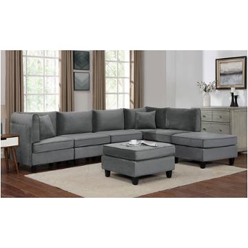 Cm6499-sect-l Furniture Of America Sandrine Living Room Furniture Sectional