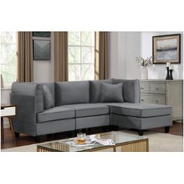 Cm6499-sect-s Furniture Of America Sandrine Living Room Furniture Sectional
