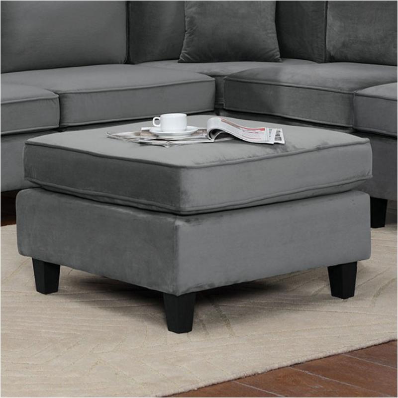 Cm6499-ot Furniture Of America Sandrine Living Room Furniture Ottoman