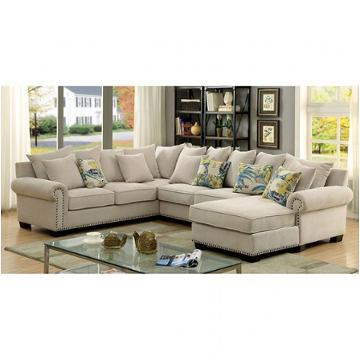 Cm6156 Furniture Of America Skyler Living Room Furniture Sectional