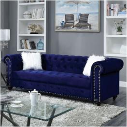 Cm6240bl-sf Furniture Of America Giacomo Living Room Furniture Sofa