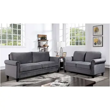 Cm6460-lv Furniture Of America Noranda Living Room Furniture Loveseat