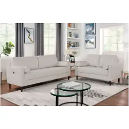 Cm6452wh-sf Furniture Of America Horgen Living Room Furniture Sofa