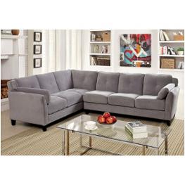 Cm6368gy Furniture Of America Peever Living Room Furniture Sectional