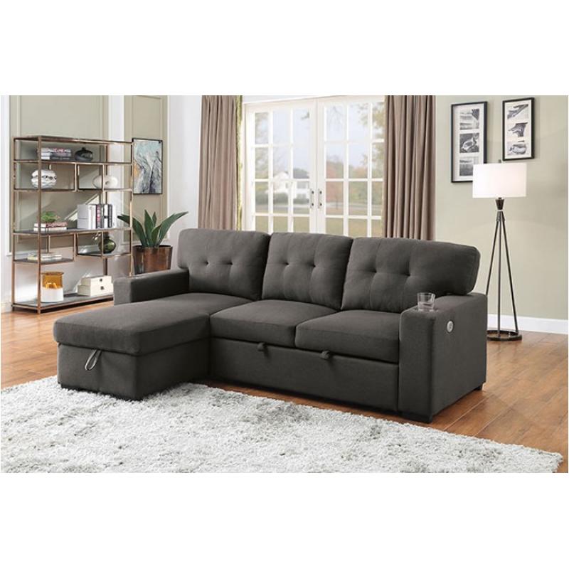 Cm6069dg Furniture Of America Living Room Furniture Sectional