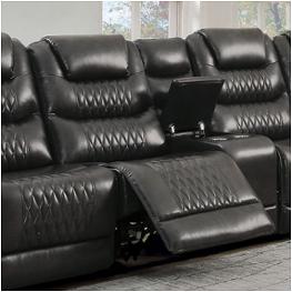 Cm6895gy-ac-r Furniture Of America Mariah Living Room Furniture Recliner
