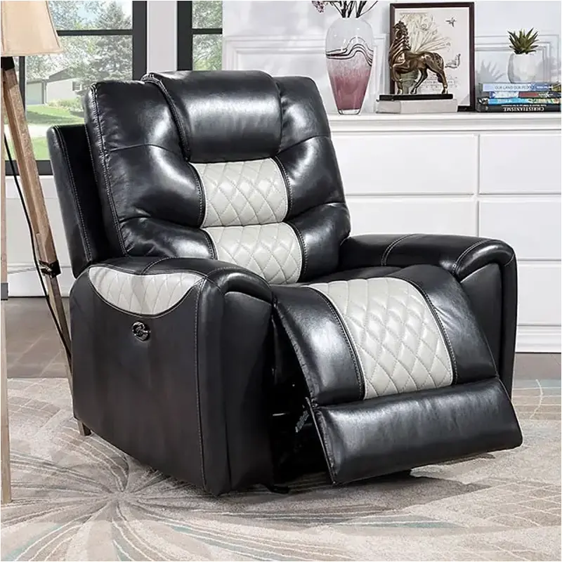 Cm6080-ch-pm Furniture Of America Leipzig Living Room Furniture Recliner