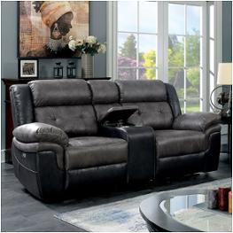 Cm6217gy-lv Furniture Of America Living Room Furniture Loveseat