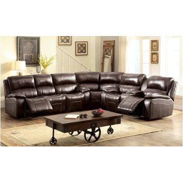 Cm6783br Furniture Of America Ruth Living Room Furniture Sectional