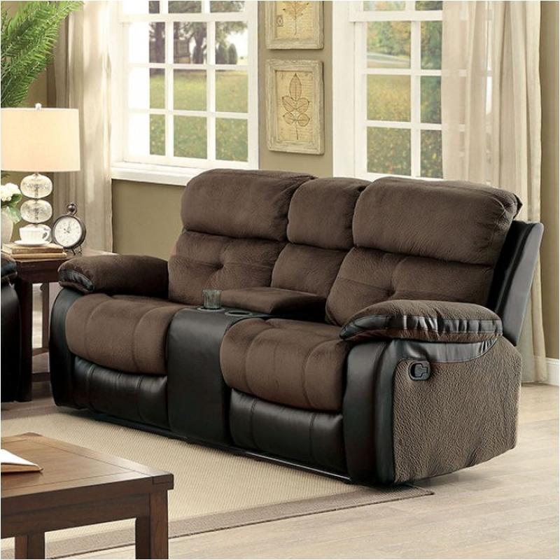 Cm6870-lv Furniture Of America Hadley Living Room Furniture Loveseat