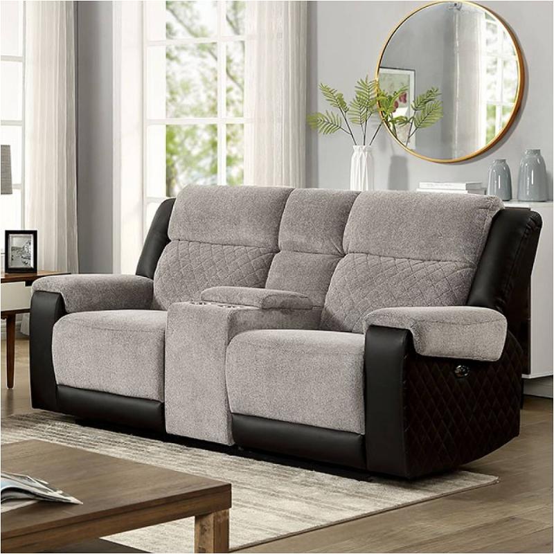 Cm6082-lv-pm Furniture Of America Silverton Living Room Furniture Loveseat