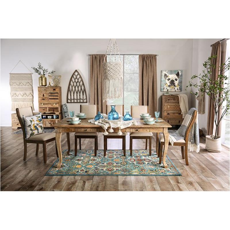 Foa51002 Furniture Of America Blanchefleur Dining Room Furniture Dining Table