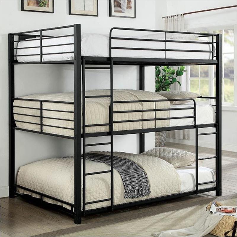 Furniture Of America Olga Twin Triple Decker Bed - Thumbnail 2