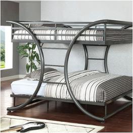 Cm-bk1036gm Furniture Of America Lexis Bedroom Furniture Bed