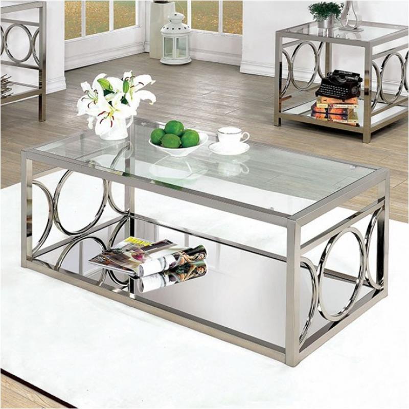 Cm4166crm-c Furniture Of America Rylee Living Room Furniture Cocktail Table