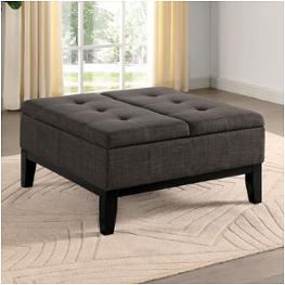 Cm-ac365gy Furniture Of America Fazio Living Room Furniture Ottoman