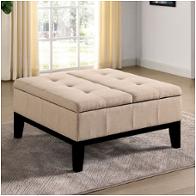 Cm-ac365bg Furniture Of America Fazio Living Room Furniture Ottoman