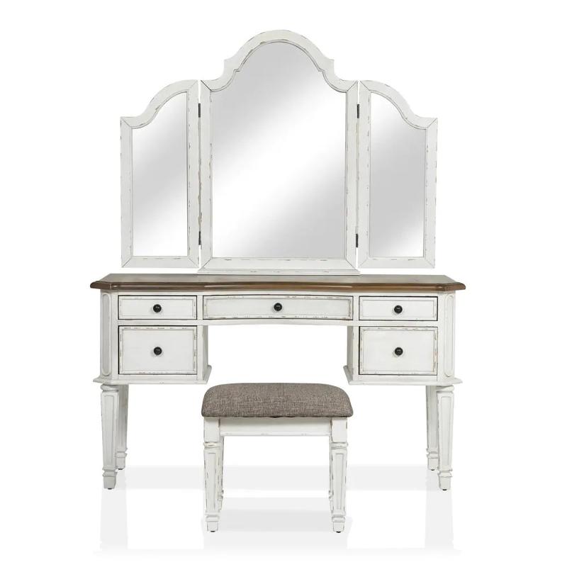 Foa-dk930wh Furniture Of America Tryent Bedroom Furniture Vanitie