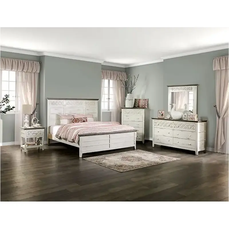 Em7079iv-ek Furniture Of America Myrtlemoore Bedroom Furniture Bed