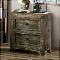 Em7074br-n Furniture Of America Oakridge Bedroom Furniture Nightstand