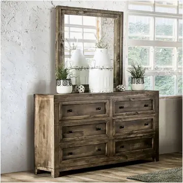Em7074br-d Furniture Of America Oakridge Bedroom Furniture Dresser